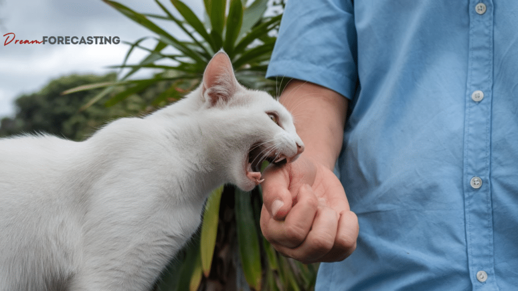 Dream of Cat Biting My Left Hand