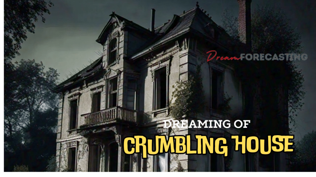 Dream of crumbling house