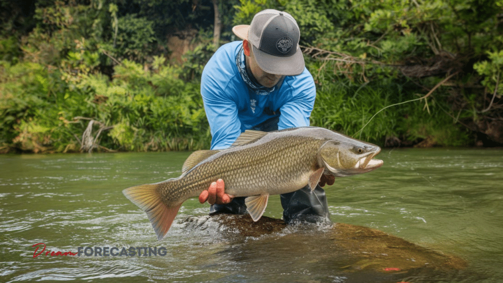 Catching a Big Fish While Fishing In Dream