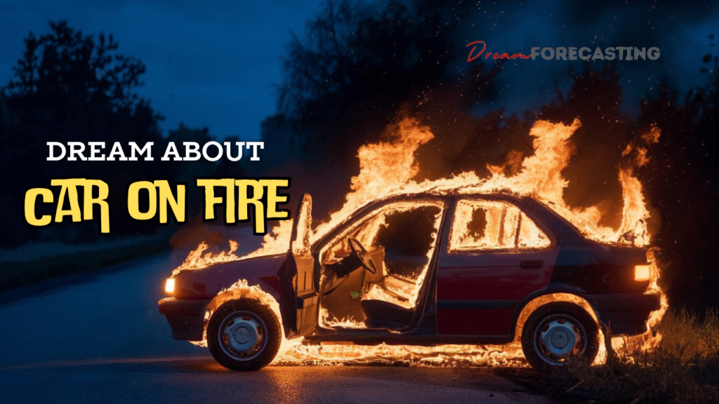 Car on fire dream