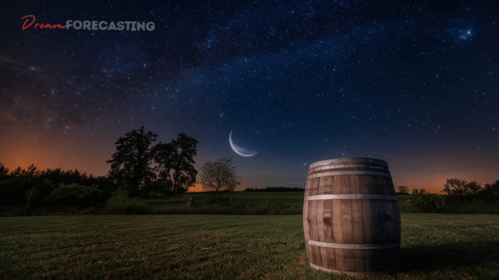 Seeing a Wooden Barrel in a Dream