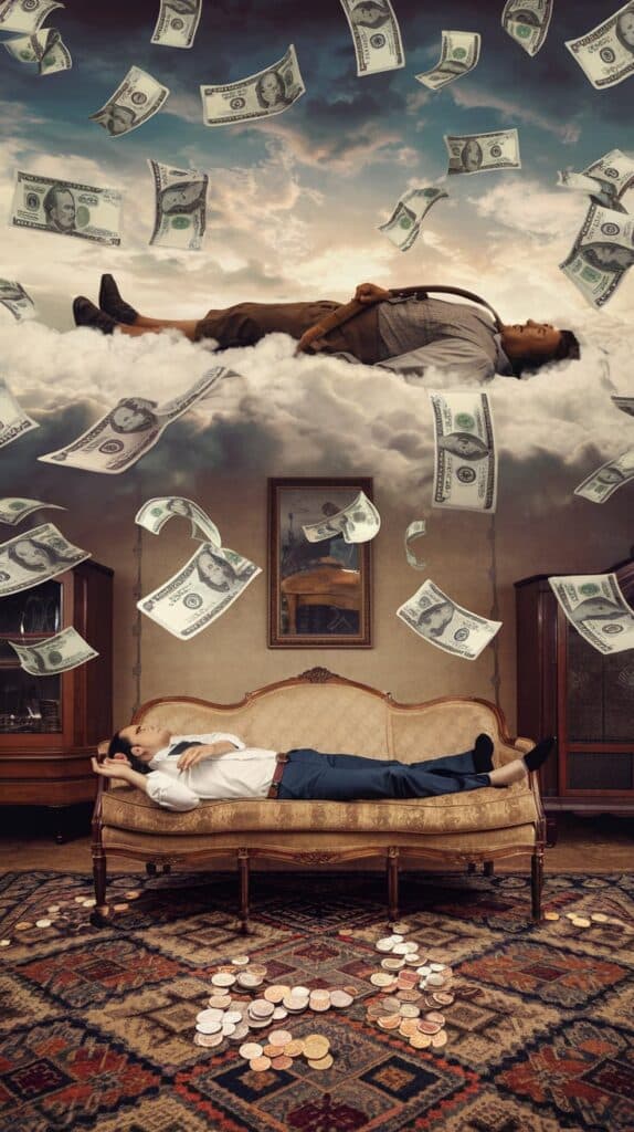 Dreaming of Currency Flying Away